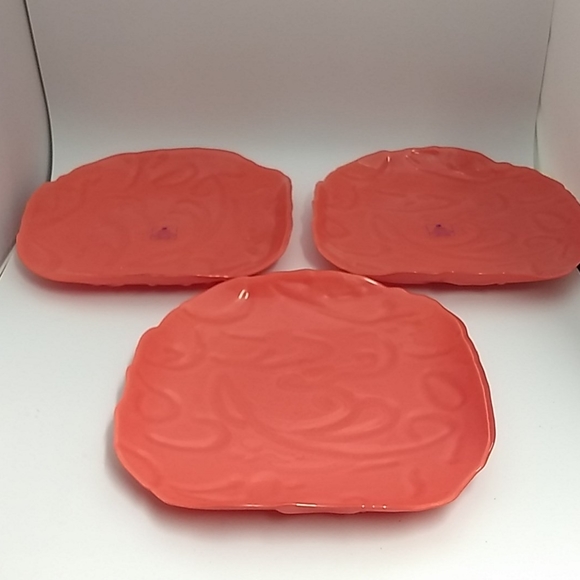 Three Hands Decorative Painted Glass Platter 11.5" - Picture 1 of 15